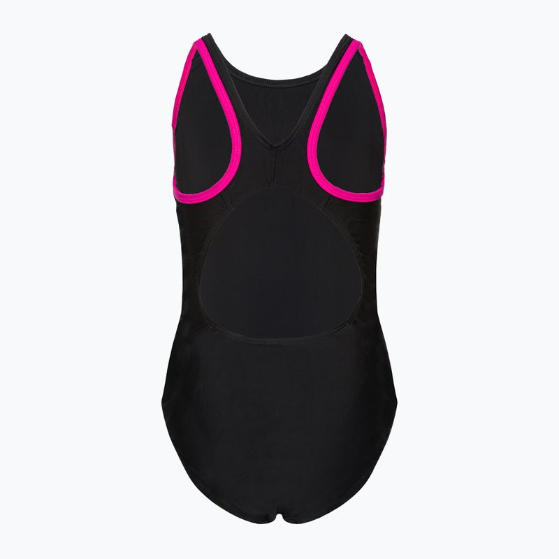 Купальник суцільний дитячий  Speedo Boom Logo Splice Muscleback B344 чорний 12859B344 2