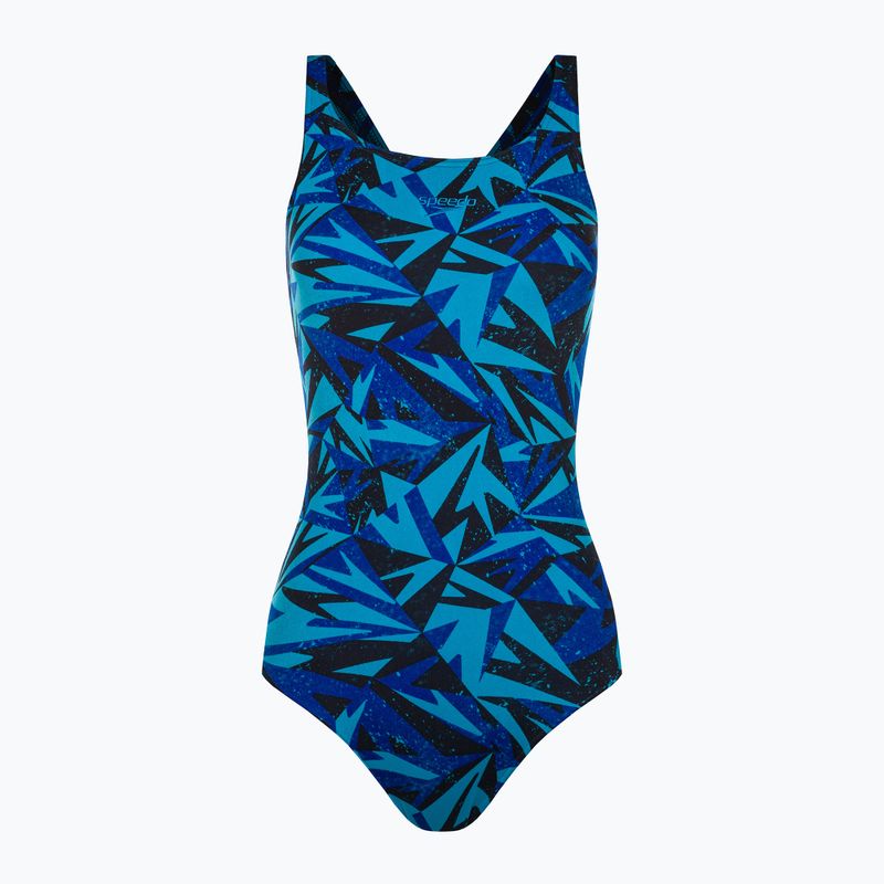 Купальник суцільний жіночий Speedo Hyperboom Allover Medalist блакитний 68-12199G719