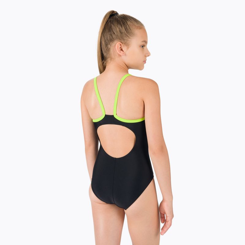 Купальник суцільний дитячий  Speedo Boom Logo Thinstrap Muscleback чорний 68-09533G717 3