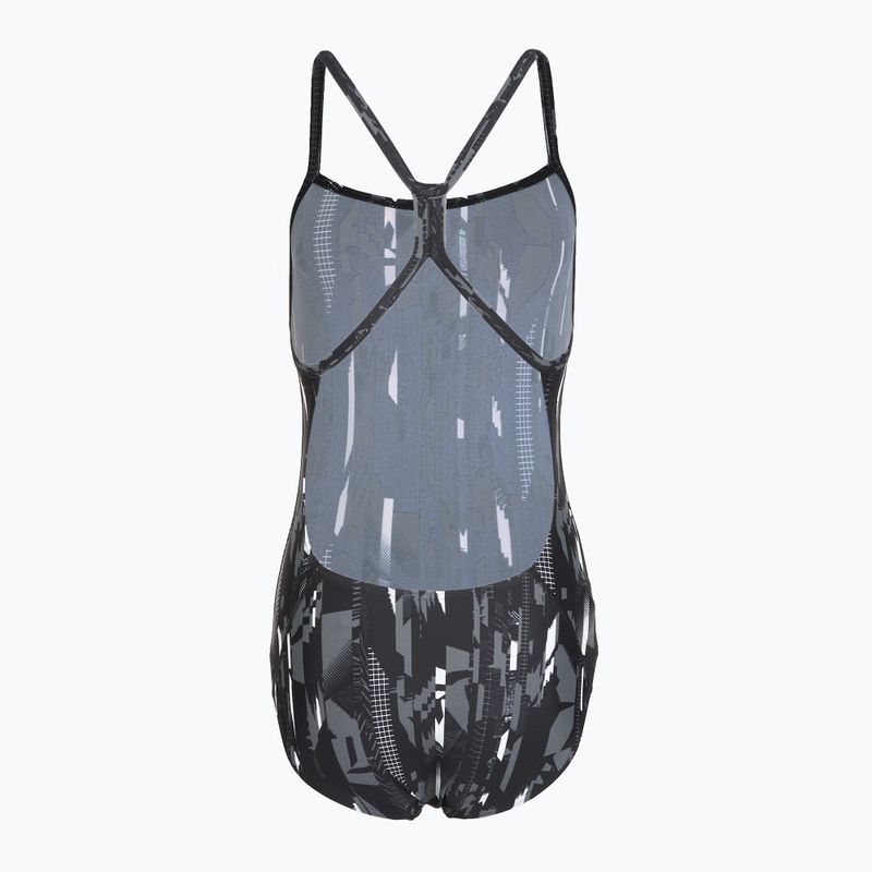 Купальник суцільний жіночий Speedo Allover Rippleback black 2