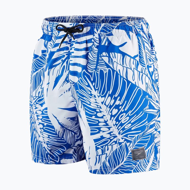 Шорти для плавання чоловічі Speedo Printed Leisure 16" блакитні 68-12837F958
