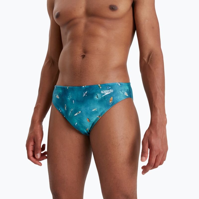 Плавки чоловічі Speedo Escape 5cm Brief блакитні 68-13452G662 5