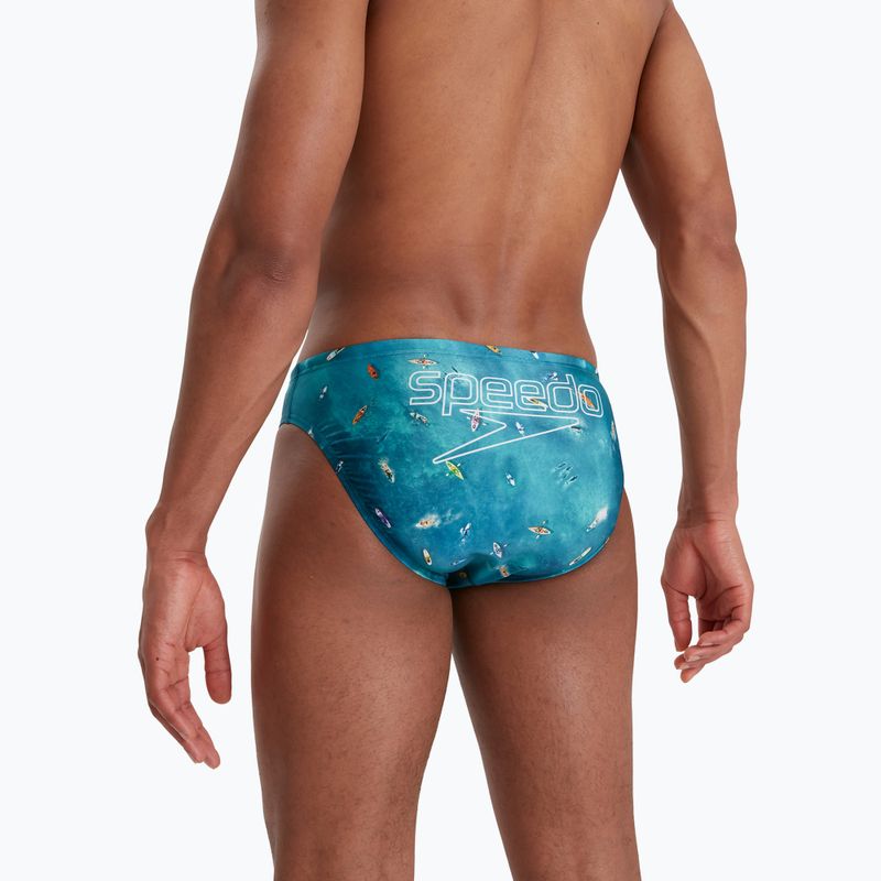 Плавки чоловічі Speedo Escape 5cm Brief блакитні 68-13452G662 6