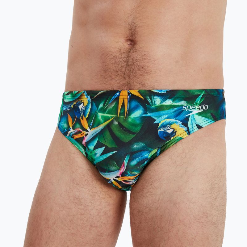 Плавки чоловічі Speedo Escape 5cm Brief зелені 68-13452G676 2