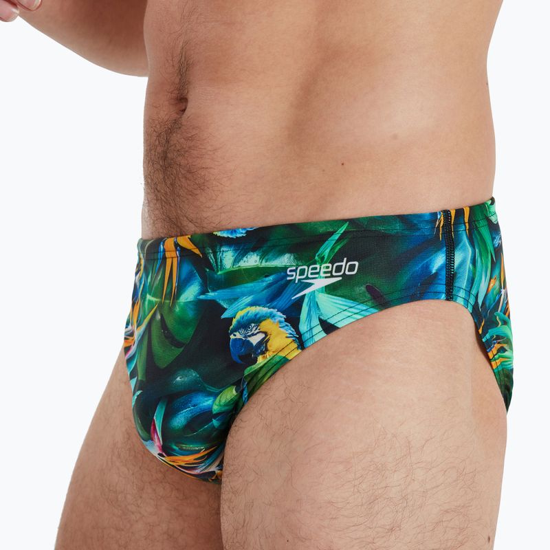 Плавки чоловічі Speedo Escape 5cm Brief зелені 68-13452G676 3