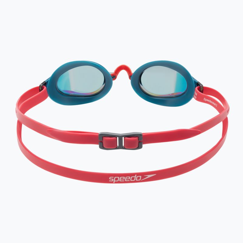 Окуляри для плавання Speedo Fastskin Speedsocket 2 Mirror phoenix red/nordic teal/fire gold 68-10897H216 5