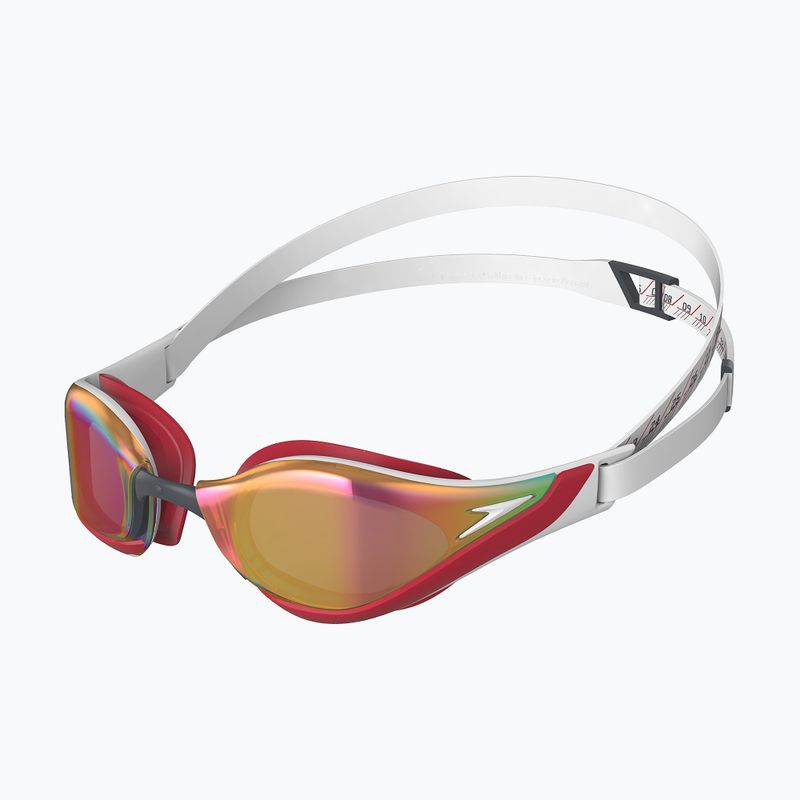 Окуляри для плавання Speedo Fastskin Pure Focus Mirror white/phoenix red/usa charcoal 68-11778H224 6