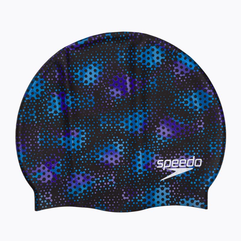 Шапочка для плавання дитяча Speedo Slogan Print чорна 68-08386