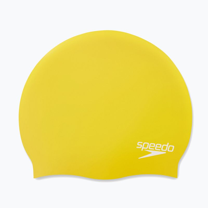 Шапочка для плавання Speedo Plain Moulded Silicone жовта 68-70984 4
