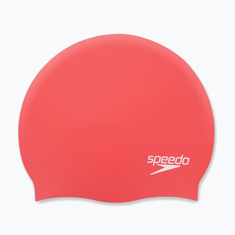 Шапочка для плавання Speedo Plain Moulded Silicone червона 68-70984 4