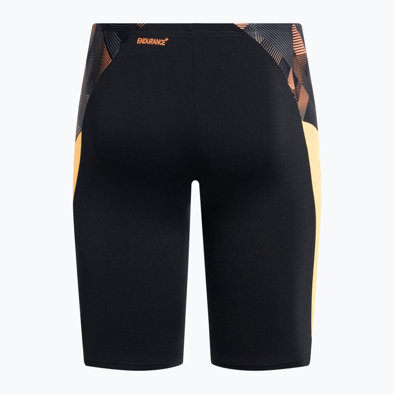 Плавки-джаммери чоловічі Speedo ECO Endurance+ Splice чорно-помаранчеві 68-13444 2