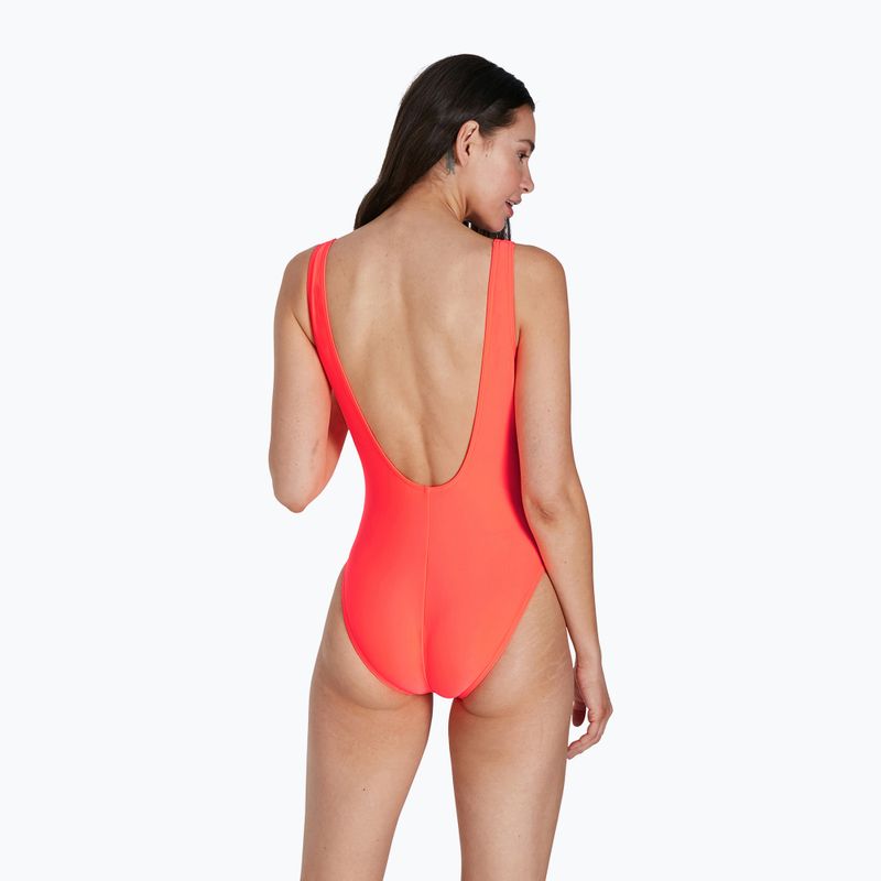 Купальник суцільний жіночий Speedo Logo Deep U-Back червоний 68-12369 7