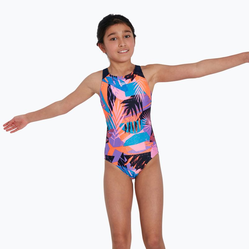 Купальник суцільний дитячийSpeedo Allover Pulseback кольоровий 68-12676 6