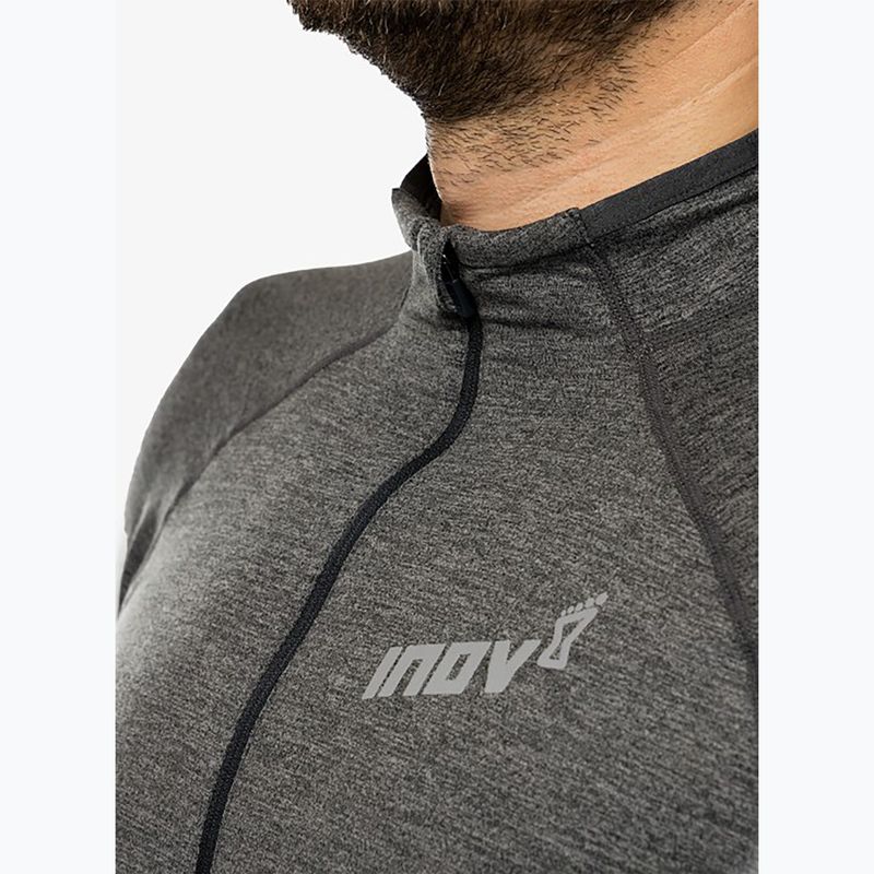 Чоловічий біговий світшот Inov-8 Train Elite Mid Half Zip темно-сірий 4