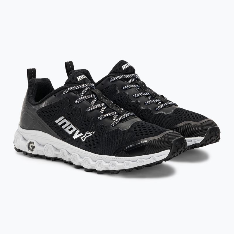 Кросівки для бігу Inov-8 Parkclaw G280 black/white 4