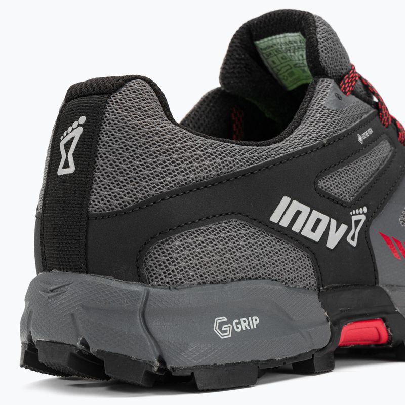 Кросівки для бігу чоловічі Inov-8 Roclite G 315 GTX V2 grey/black/red 9