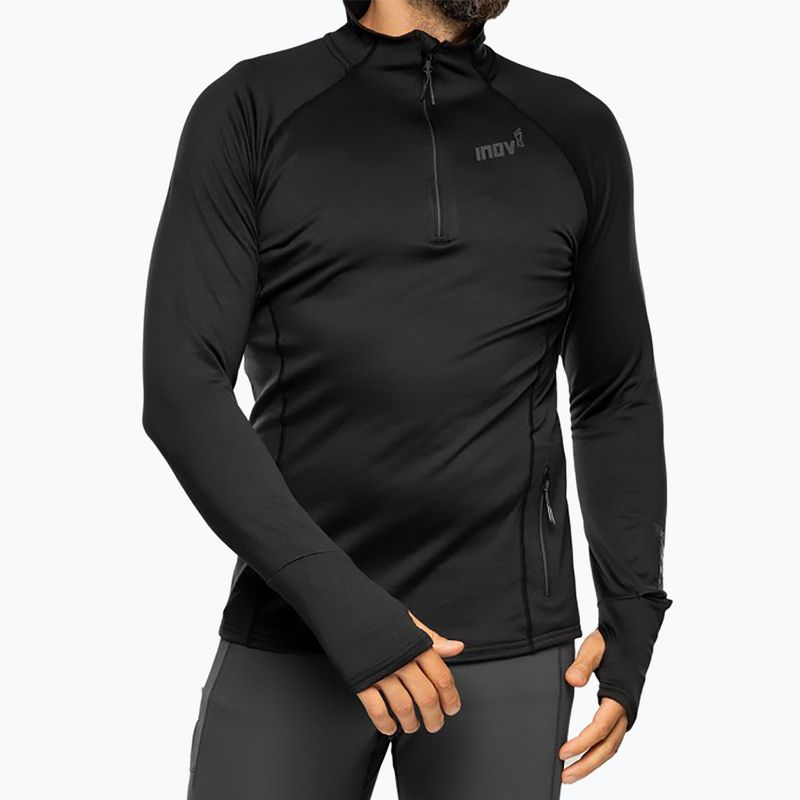 Кофта для бігу чоловіча Inov-8 Venturelite Mid Half Zip black