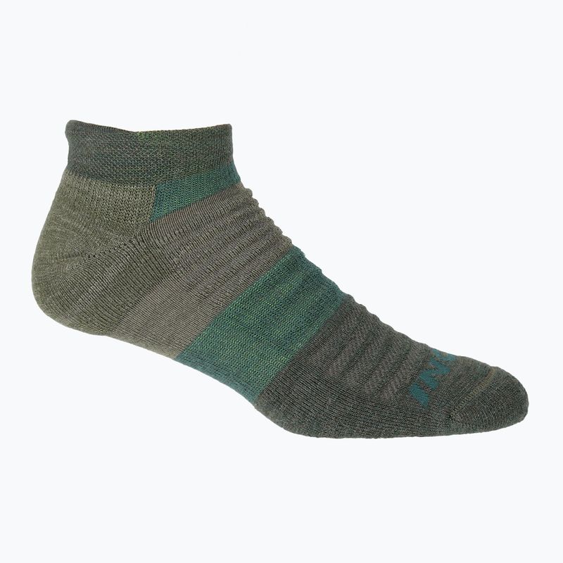 Шкарпетки для бігу Inov-8 Merino Low dark green/melange 2