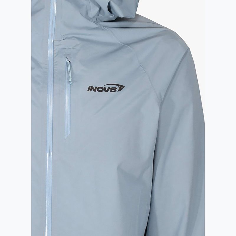 Куртка для бігу чоловіча Inov-8 Stormshell FZ V2 blue grey 5