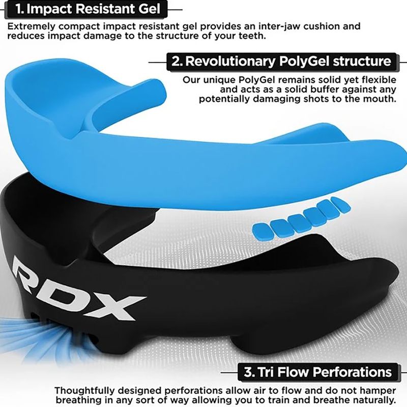 Захист щелепи дитячий RDX Mouth Junior blue 2