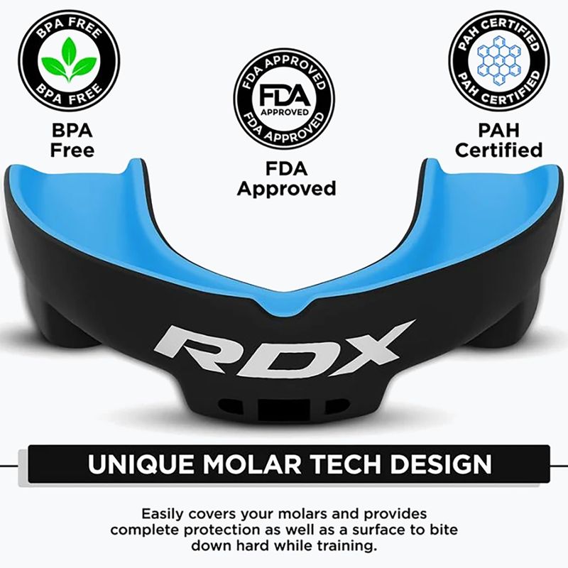 Захист щелепи дитячий RDX Mouth Junior blue 3