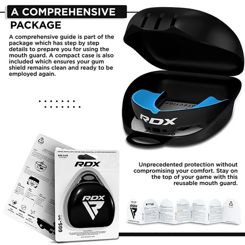 Захист щелепи RDX Mouth Guard blue 4