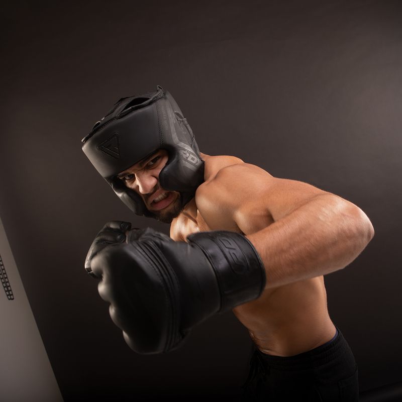 Рукавиці грепплінгові RDX Grappling Glove F15 чорні GGR-F15MB-XL 14