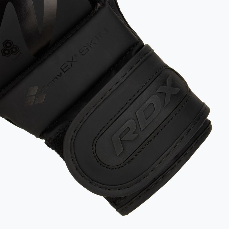 Рукавиці греплінгові RDX T15 Noir Hybrid matte black 5