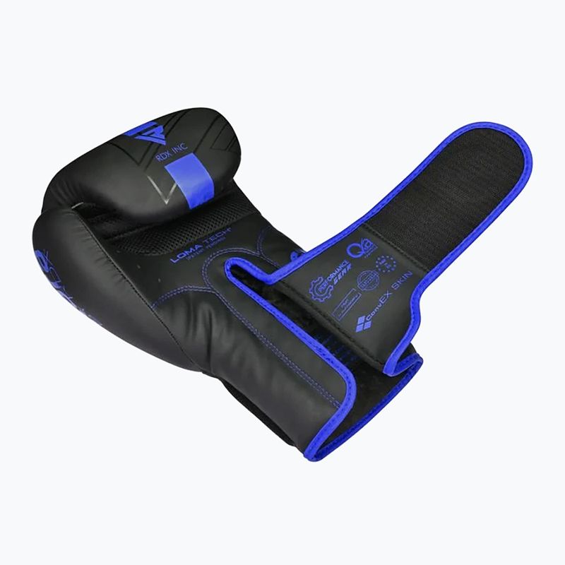Рукавиці боксерські Rękawice RDX F6 blue 4
