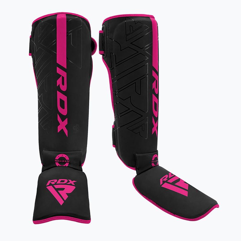 Захист для гомілок та стоп RDX F6 Shin Instep pink