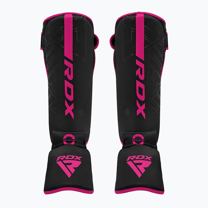 Захист для гомілок та стоп RDX F6 Shin Instep pink 2