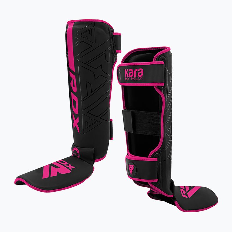 Захист для гомілок та стоп RDX F6 Shin Instep pink 3