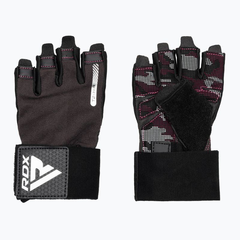 Рукавички для тренувань RDX T2 Half pink