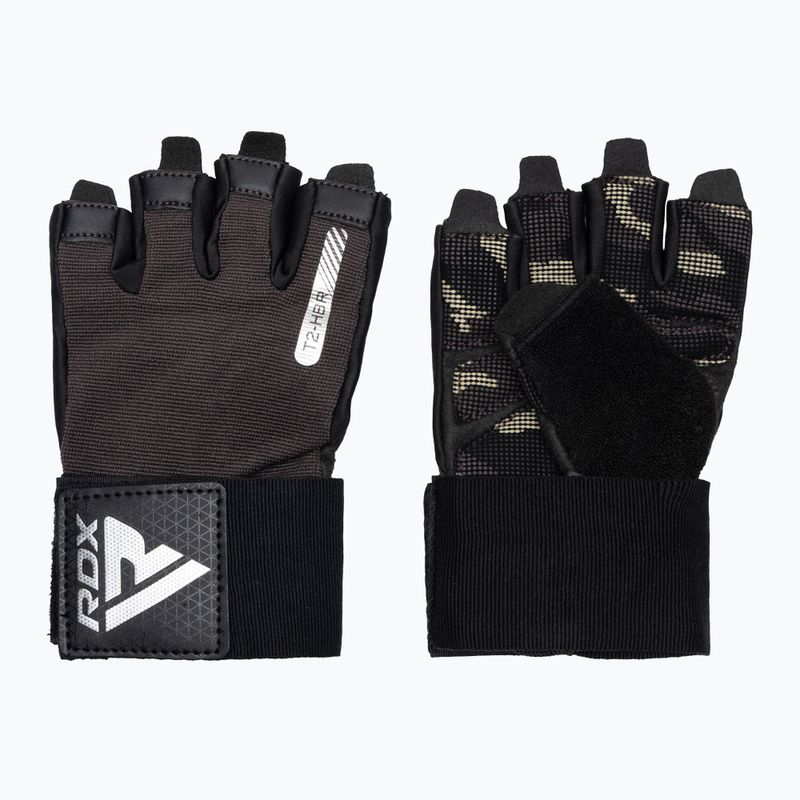 Рукавички для тренувань RDX T2 Half brown