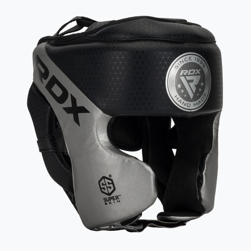 RDX L1 Mark Pro Cheek Boxing Helmet Training Head Guard сріблястий