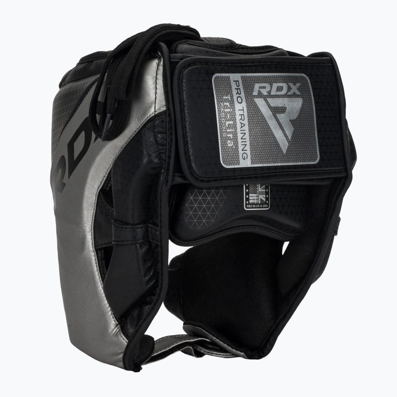 RDX L1 Mark Pro Cheek Boxing Helmet Training Head Guard сріблястий 3