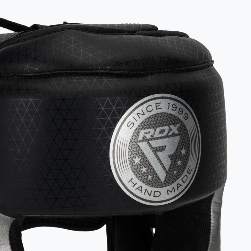 RDX L1 Mark Pro Cheek Boxing Helmet Training Head Guard сріблястий 4