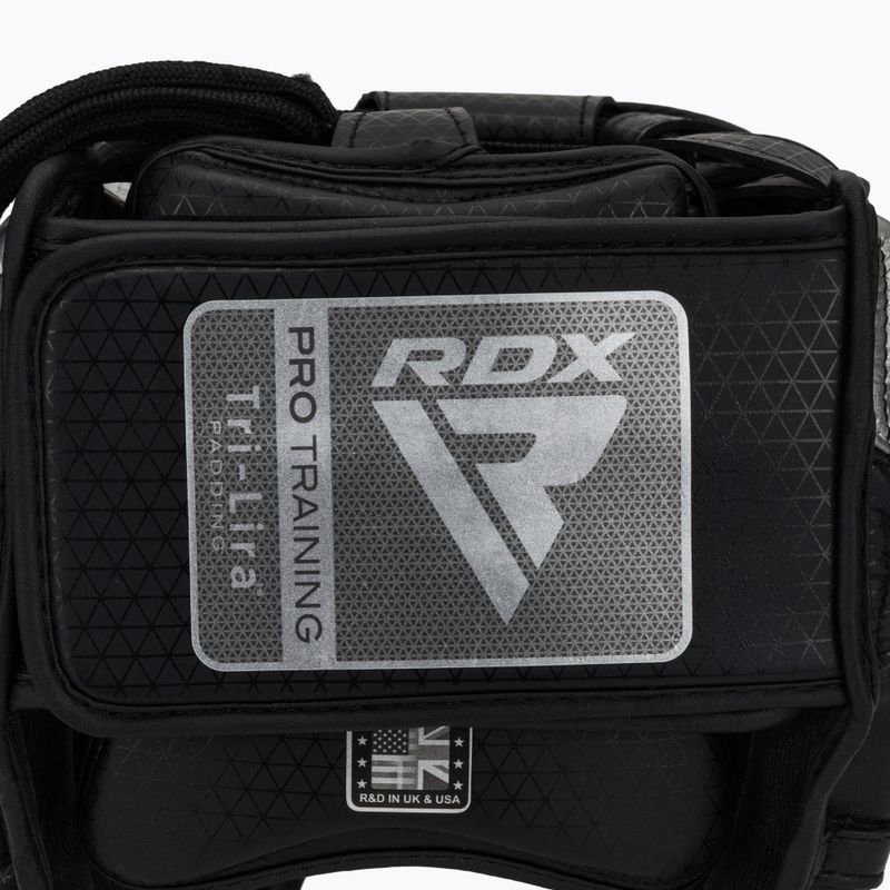 RDX L1 Mark Pro Cheek Boxing Helmet Training Head Guard сріблястий 5