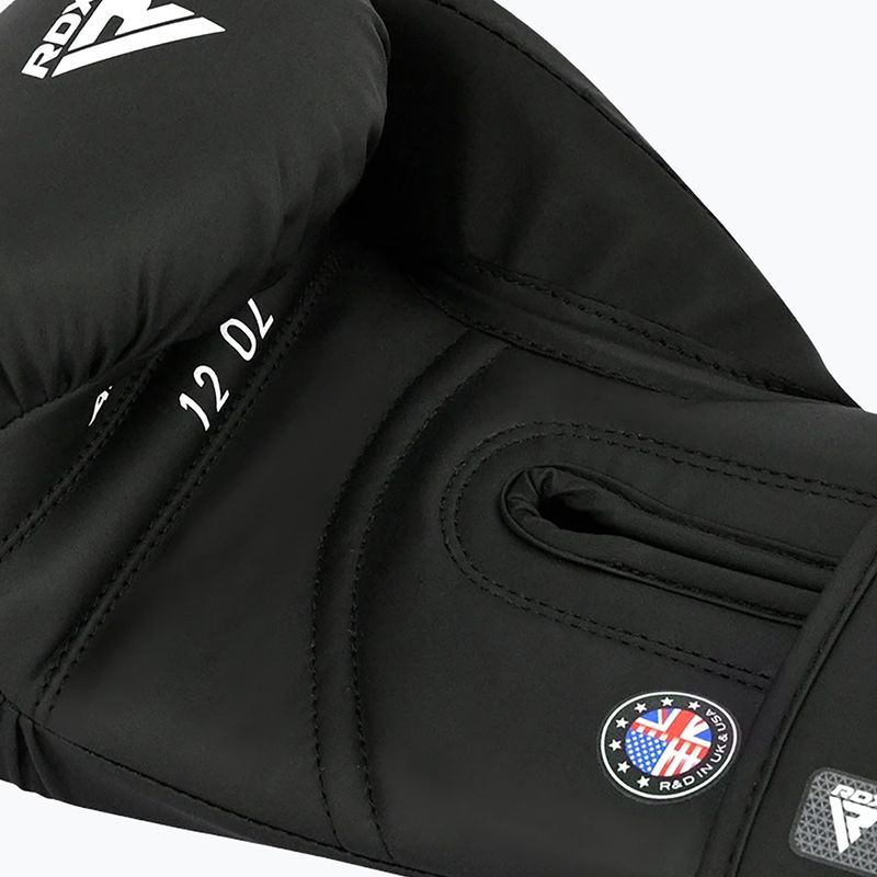 Рукавиці боксерські RDX Boxing New Aura F17 black/blue 5