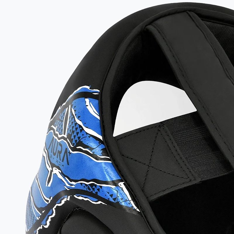 Шолом боксерський RDX New Aura F17 Head black/blue 6