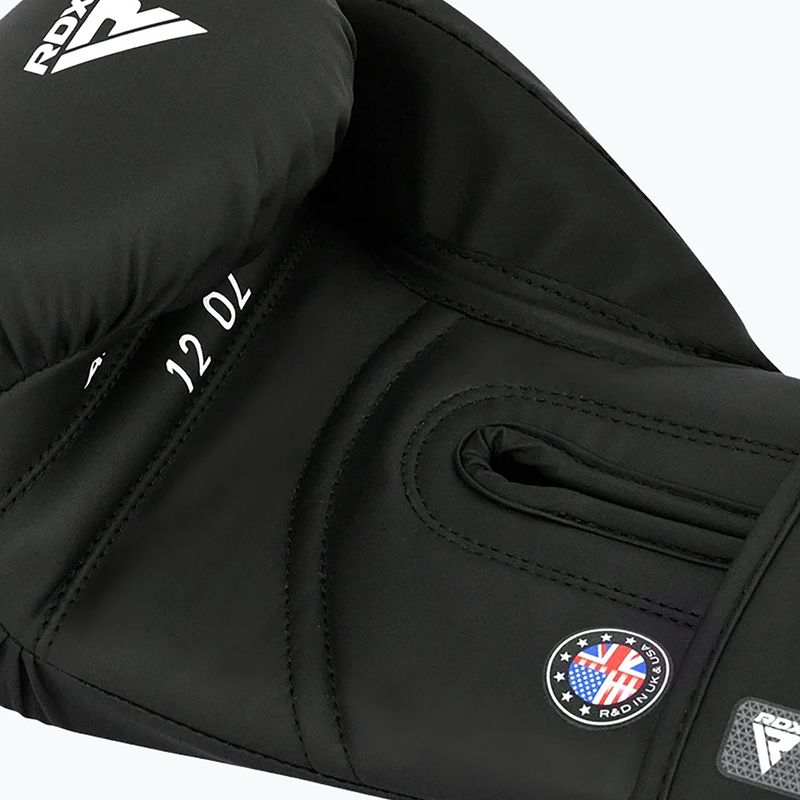 Рукавиці боксерські RDX Boxing New Aura F17 black/red 6