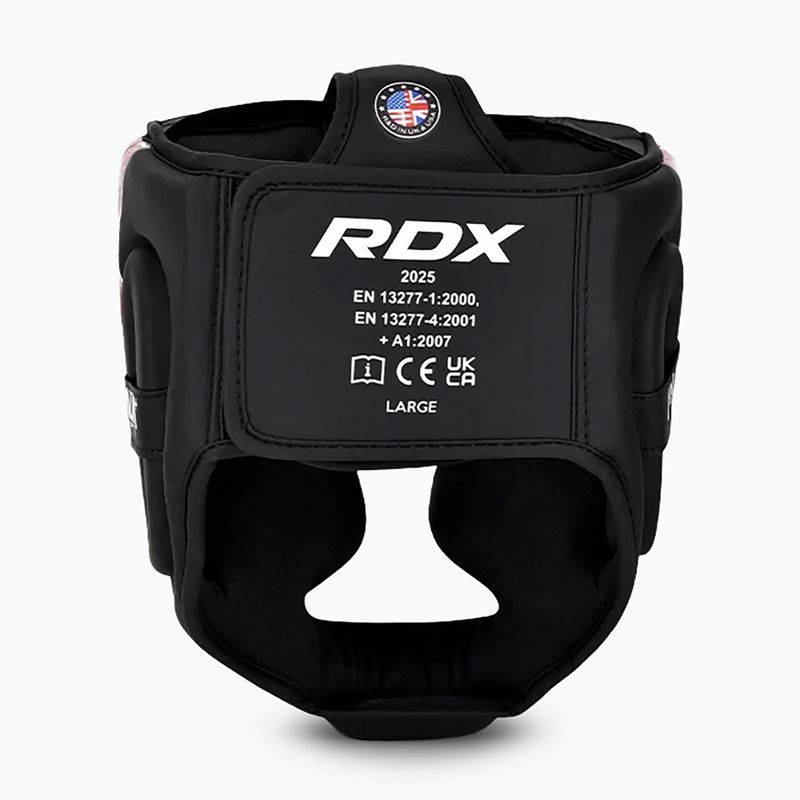 Шолом боксерський RDX New Aura F17 Head black/red 3