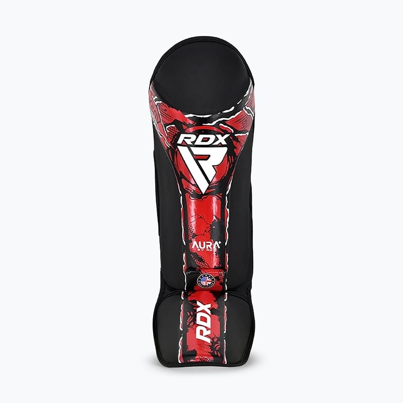 Захист гомілки та стопи RDX Instep New Aura F17 Shin black/red 4
