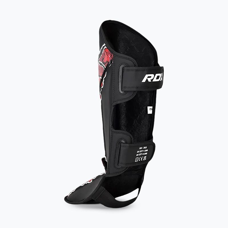 Захист гомілки та стопи RDX Instep New Aura F17 Shin black/red 5