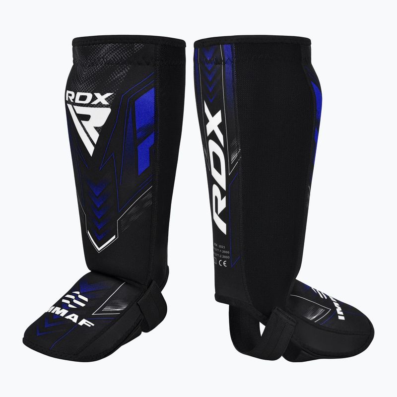 Захист для гомілки та стоп RDX IMMAF Approved Neoprene Shin Instep SGN-IMF-1U blue 2