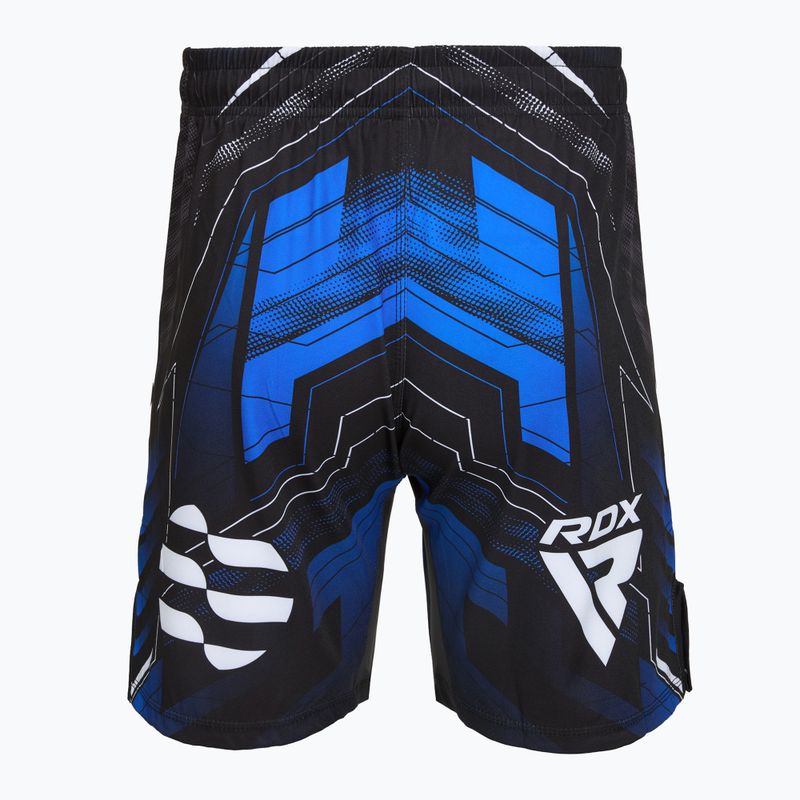 Шорти для тренувань чоловічі RDX IMMAF Approved MMA Fight & Training blue 2