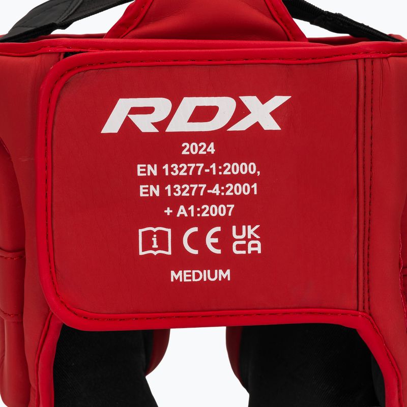 Боксерський шолом RDX Head Guard Aura Plus T-17 червоний 5