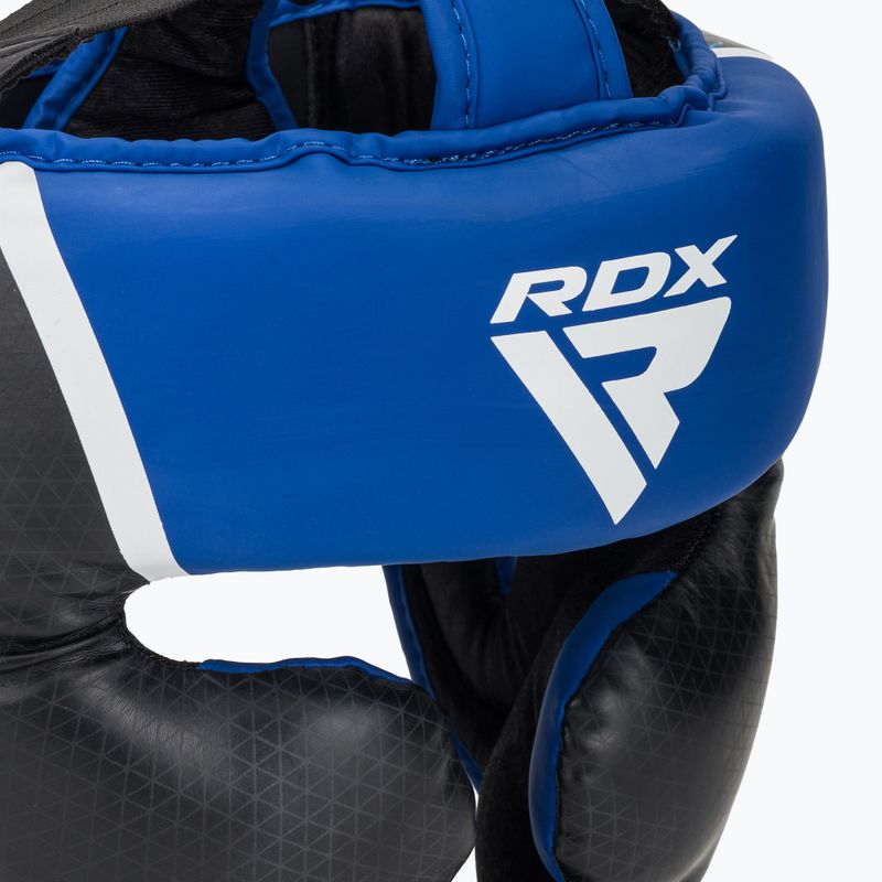 Боксерський шолом RDX Head Guard Aura Plus T-17 синій 4