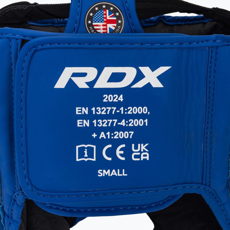 Боксерський шолом RDX Head Guard Aura Plus T-17 синій 5