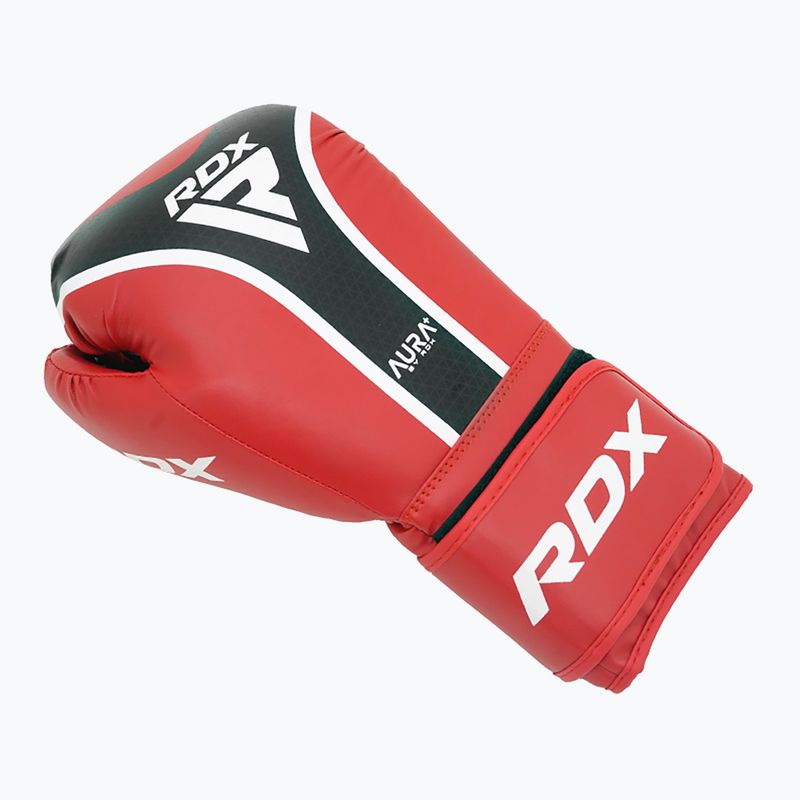 Боксерські рукавички RDX Boxing Aura Plus T-17 червоні 3